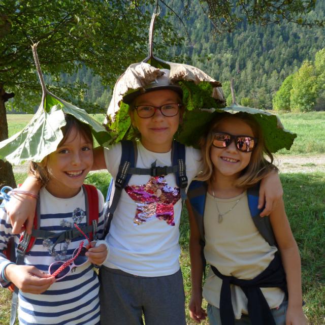 Projet flore - école de Freissinières - avec le Parc national des Écrins