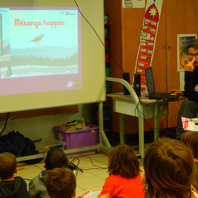 Vigie école oiseaux des jardins - ecole pont du fossé avec le Parc national des Ecrins - 2019/2020