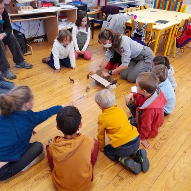 Animation parc et insectes pour les PS-CP de l'école de Puy-Saint-Eusèbe