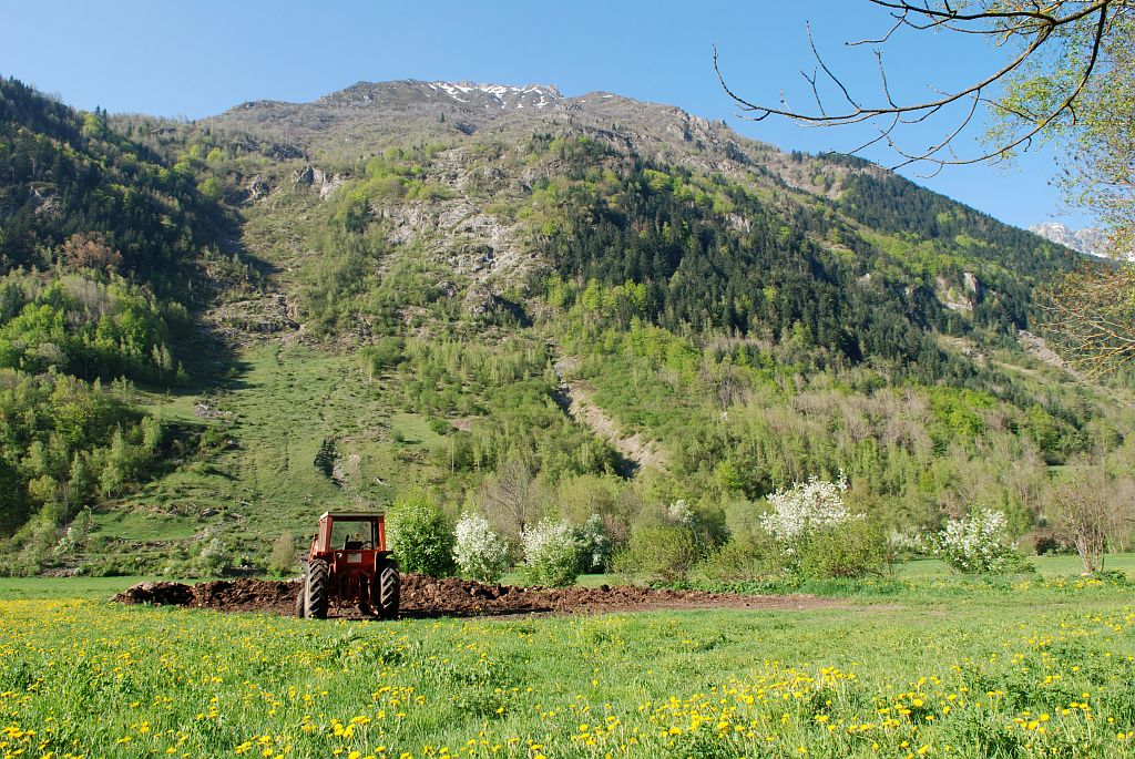 Agriculture sur la commune de La Chapelle en Valgaudemar ©Vincent Dominique - Parc national des Ecrins Agriculture sur la commune de La Chapelle en Valgaudemar ©Vincent Dominique - Parc national des Ecrins